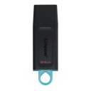 Флэш-накопитель USB 64 Gb - Kingston DataTraveler Exodia (black/light blue)  — фото 1