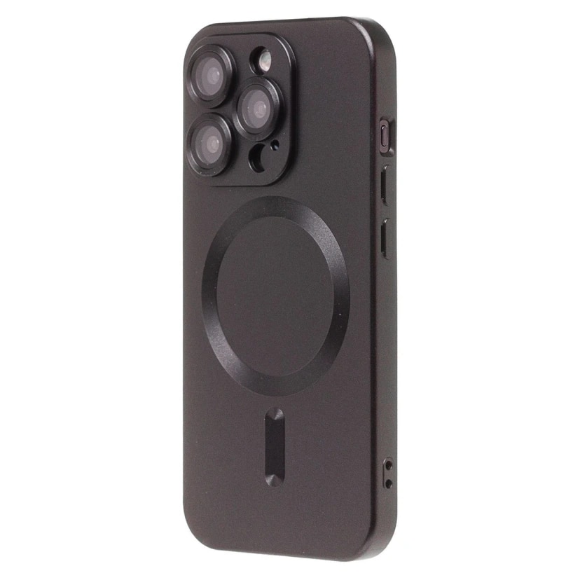 Чехол-накладка - SM020 Matte SafeMag для Apple iPhone 15 Pro (black) 