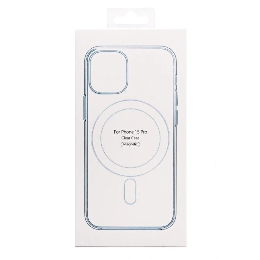 Чехол-накладка - SM006 SafeMag для Apple iPhone 15 Pro (transparent) 