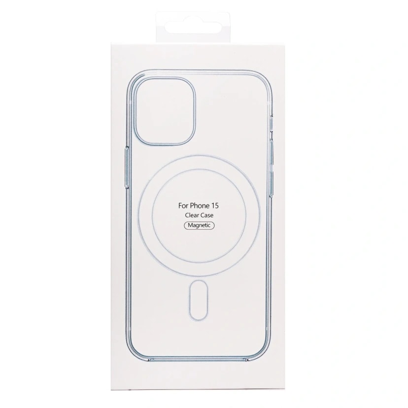 Чехол-накладка - SM006 SafeMag для Apple iPhone 15 (transparent) 