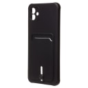 Чехол-накладка с картхолдером - SC304 для Samsung Galaxy A04/A04e (black)  — фото 1