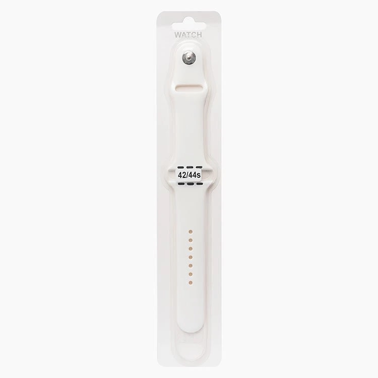 Ремешок на кнопке - Sport Band для Apple Watch 42/44/45/46/49 мм (S) (white) 