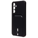 Чехол-накладка с картхолдером - SC304 для Samsung Galaxy A55 (black)  — фото 1