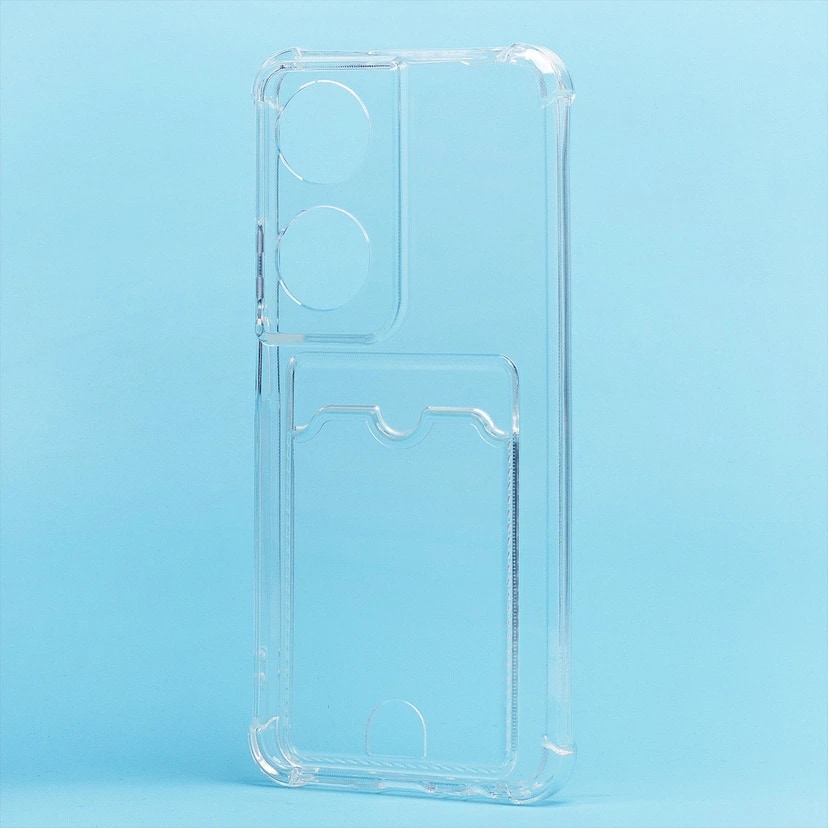 Чехол-накладка с картхолдером - SC338 для Honor X7b (transparent) 
