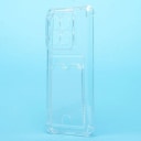 Чехол-накладка с картхолдером - SC338 для Xiaomi 14 Pro (transparent)  — фото 1
