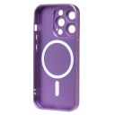 Чехол-накладка - SM020 Matte SafeMag для Apple iPhone 15 Pro (purple)  — фото 2