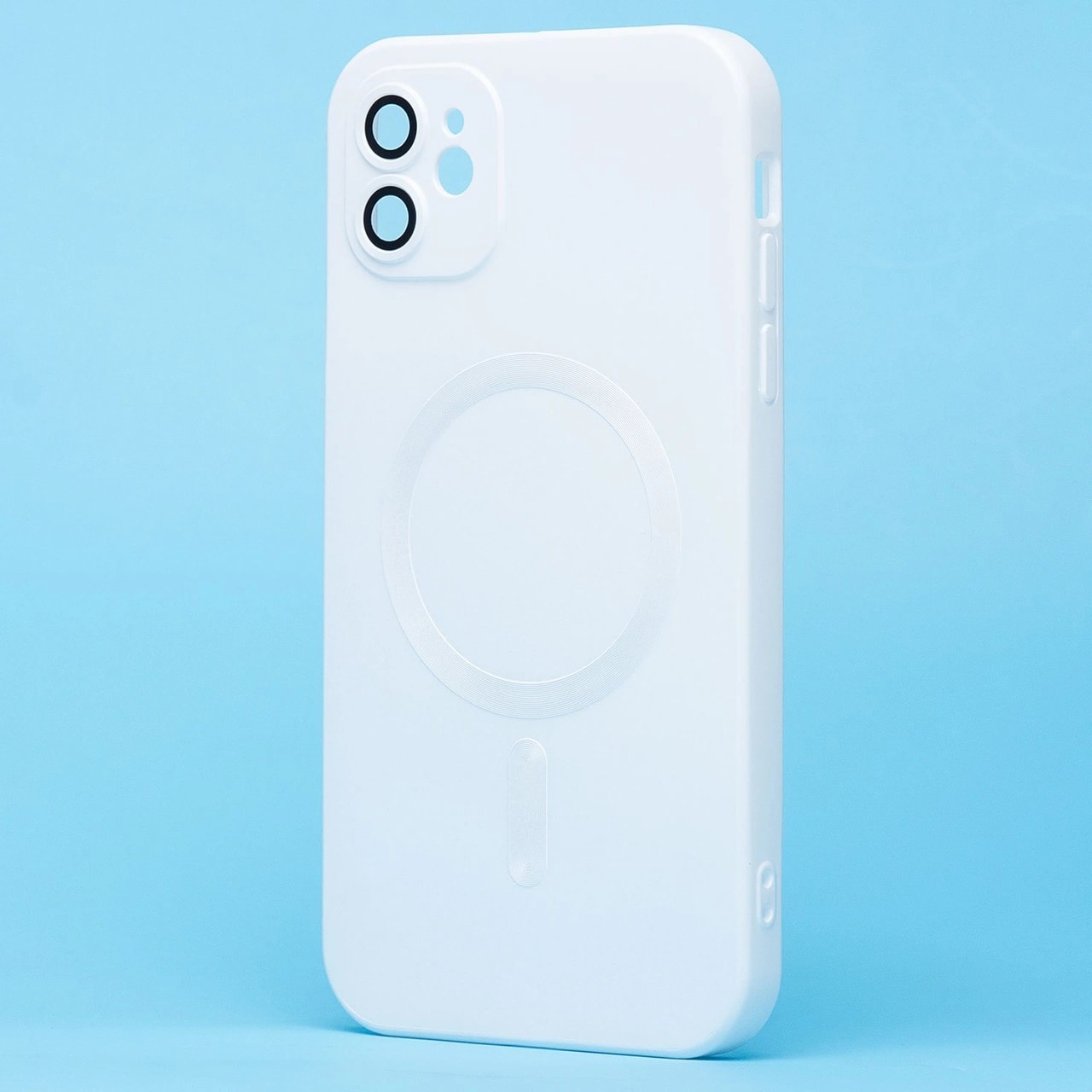 Чехол-накладка - SM020 Matte SafeMag для Apple iPhone 11 (white) 