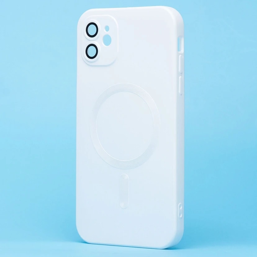 Чехол-накладка - SM020 Matte SafeMag для Apple iPhone 11 (white) 