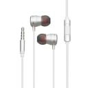 Наушники проводные 3.5 jack - Hoco M16 Ling Sound Metal (silver)  — фото 1