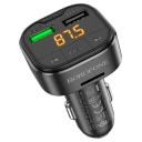 FM-модулятор - Borofone BC43 18W QC3.0 (MicroSD/2xUSB) (black)  — фото 2