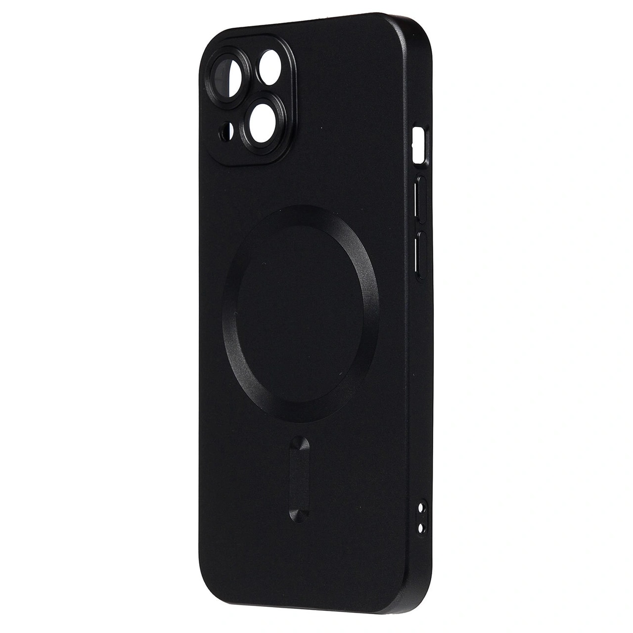 Чехол-накладка - SM020 Matte SafeMag для Apple iPhone 13 (black) 
