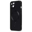 Чехол-накладка - SM020 Matte SafeMag для Apple iPhone 13 (black)  — фото 1