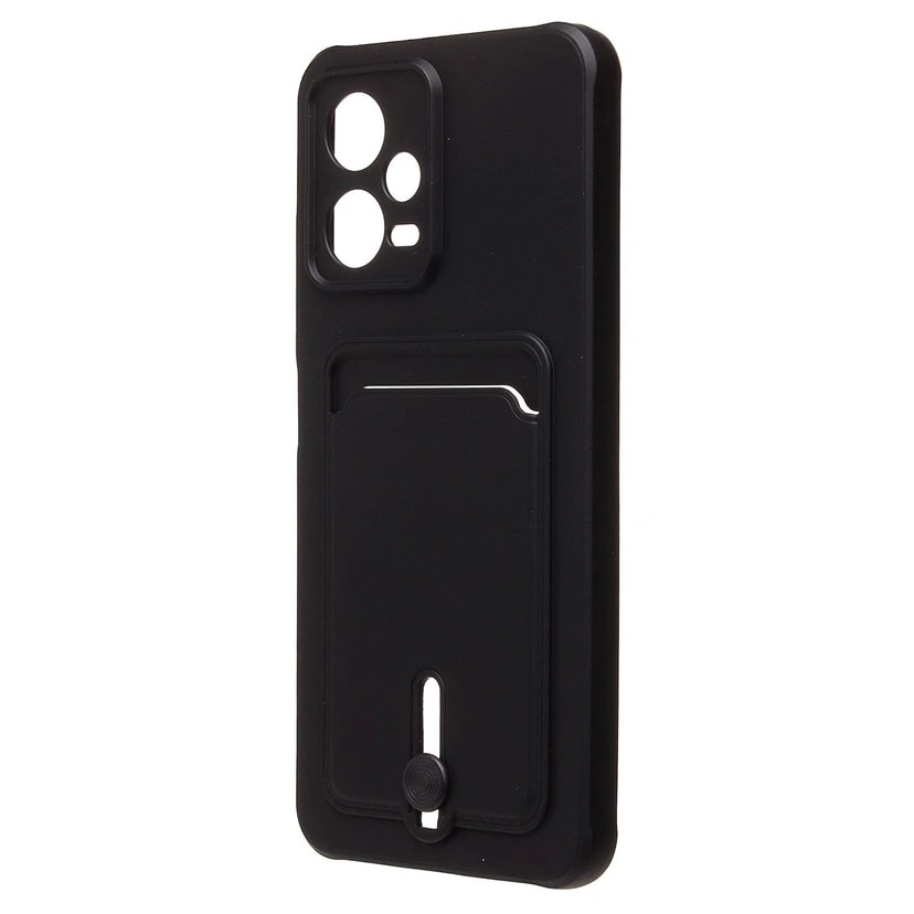 Чехол-накладка с картхолдером - SC304 для Redmi Note 12 5G/Poco X5 (black) 