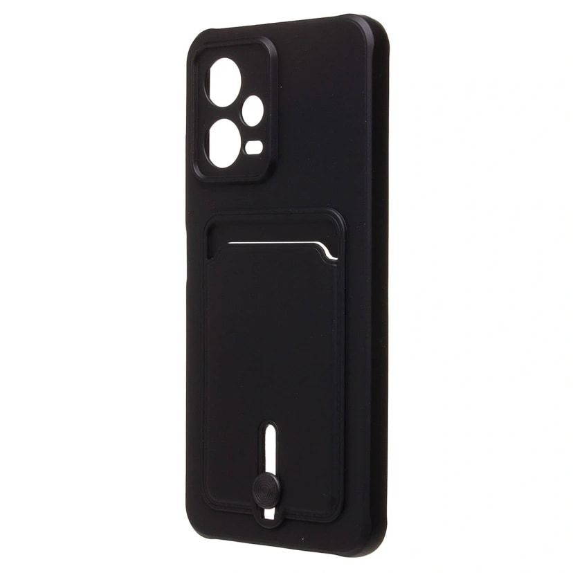 Чехол-накладка с картхолдером - SC304 для Redmi Note 12 5G/Poco X5 (black) 