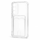 Чехол-накладка с картхолдером - SC276 для Samsung Galaxy A35 (transparent)  — фото 1