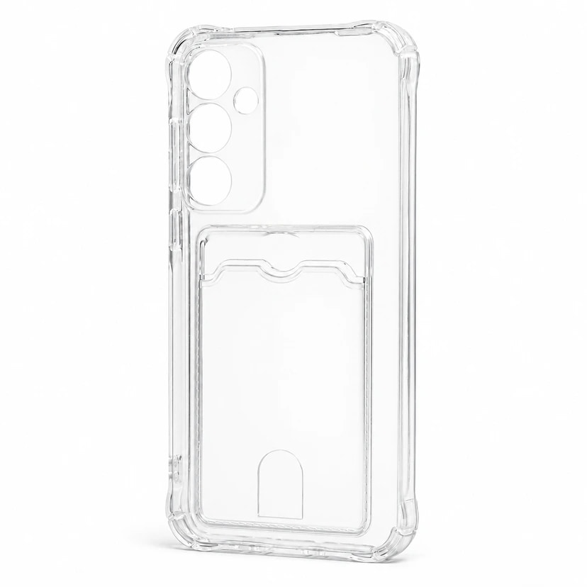 Чехол-накладка с картхолдером - SC276 для Samsung Galaxy A35 (transparent) 