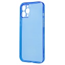 Чехол-накладка - SC344 для Apple iPhone 12 Pro Max (transparent/blue)  — фото 1