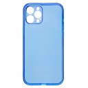 Чехол-накладка - SC344 для Apple iPhone 12 Pro Max (transparent/blue)  — фото 2