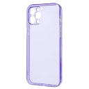 Чехол-накладка - SC344 для Apple iPhone 12 Pro Max (transparent/violet)  — фото 1