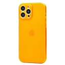 Чехол-накладка - SC344 для Apple iPhone 13 Pro Max (transparent/orange)  — фото 1