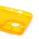 Чехол-накладка - SC344 для Apple iPhone 14 Pro Max (transparent/orange)  — фото 2