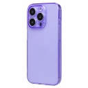 Чехол-накладка - SC344 для Apple iPhone 15 Pro (transparent/violet)  — фото 1