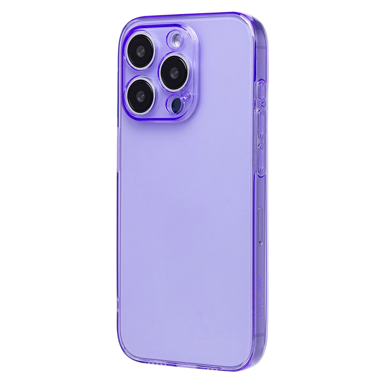 Чехол-накладка - SC344 для Apple iPhone 15 Pro (transparent/violet) 
