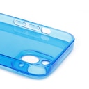 Чехол-накладка - SC344 для Apple iPhone 15 (transparent/blue)  — фото 2