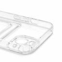 Чехол-накладка с картхолдером - SC276 для Apple iPhone 15 (transparent)  — фото 2