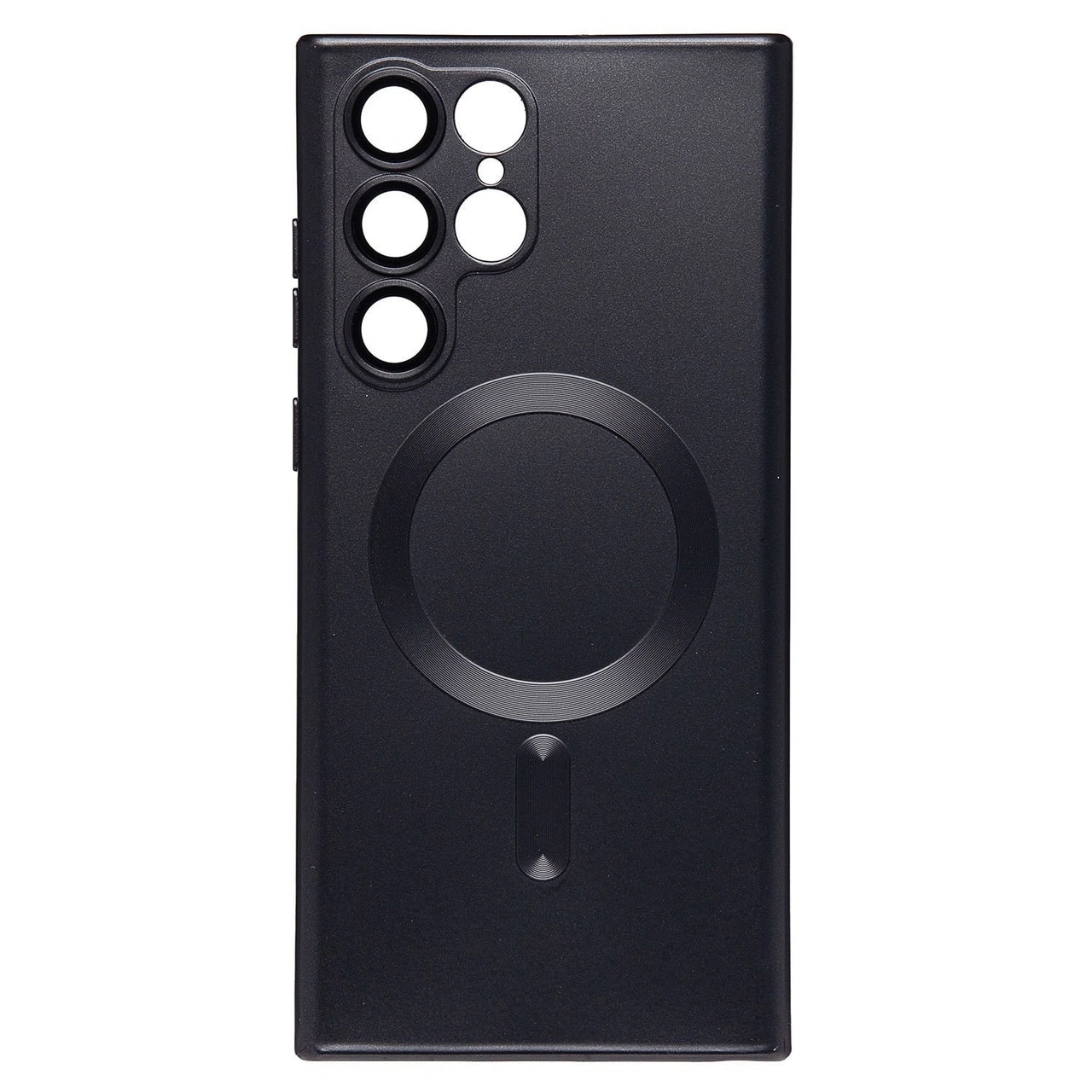 Чехол-накладка - SM020 Matte SafeMag для Samsung Galaxy S22 Ultra (black) 