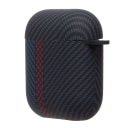 Чехол - Luxo Creative PC120 для кейса Apple AirPods 1/2 (black/blue)  — фото 3