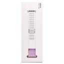 Ремешок на застёжке - Alpine Loop для Apple Watch 38/40/41 мм (white/light violet)  — фото 2