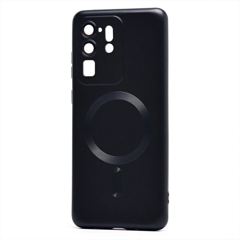 Чехол-накладка - SM020 Matte SafeMag для Samsung Galaxy S20 Ultra (black) 