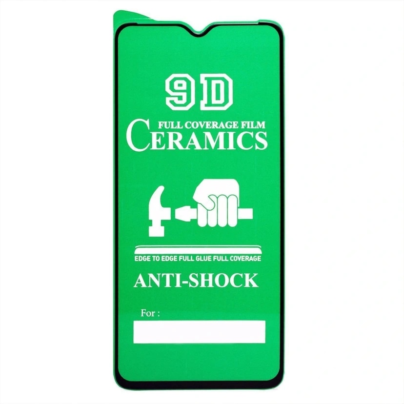Защитная плёнка - Ceramics 2.5D для Tecno Spark Go 2022/Spark 8C/Spark 9/Spark 10/Spark 10C/Pop 6 Pro/Pop 7/Infinix Smart 7 Plus/Hot 10 lite/Hot 30i (black) 