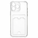 Чехол-накладка с картхолдером - SC276 для Apple iPhone 16 Pro Max (transparent)  — фото 2