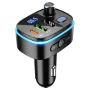 FM-модулятор - Hoco E62 20W PD+QC3.0 (Type-C/2xUSB) (black)  — фото 1