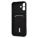 Чехол-накладка с картхолдером - SC304 для Apple iPhone 16 Plus (black)  — фото 2