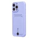 Чехол-накладка с картхолдером - SC304 для Apple iPhone 16 Pro Max (light violet)  — фото 1