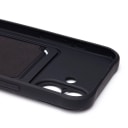 Чехол-накладка с картхолдером - SC304 для Apple iPhone 16 (black)  — фото 2