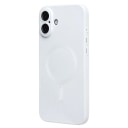 Чехол-накладка - SM020 Matte SafeMag для Apple iPhone 16 Plus (white)  — фото 1