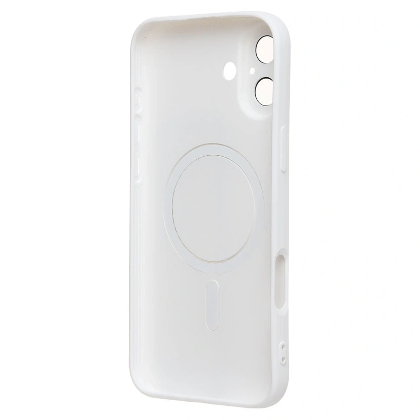 Чехол-накладка - SM020 Matte SafeMag для Apple iPhone 16 Plus (white)  — фото 2