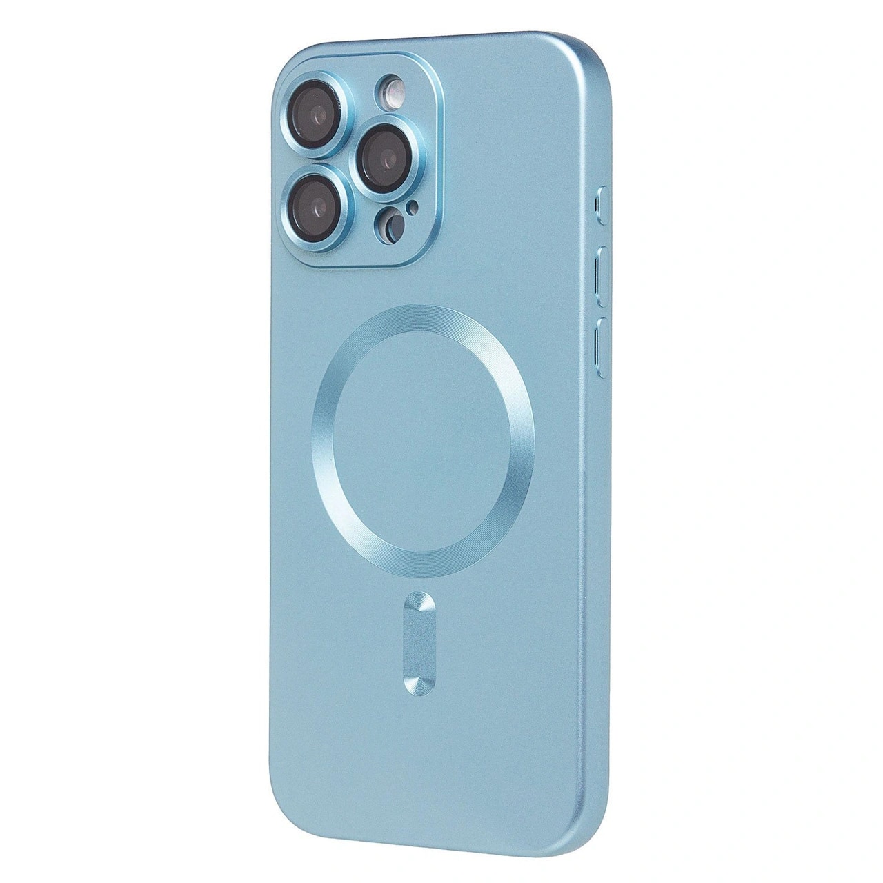 Чехол-накладка - SM020 Matte SafeMag для Apple iPhone 16 Pro Max (light blue) 
