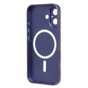 Чехол-накладка - SM020 Matte SafeMag для Apple iPhone 16 (dark blue)  — фото 2