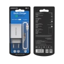 Адаптер сетевой - Borofone BA21A Long 18W QC3.0 (USB) + кабель USB - Micro-USB (white)  — фото 2