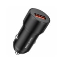 Адаптер автомобильный - Borofone BZ19A Wisdom 18W QC3.0 (USB) (black)  — фото 2