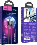 Кабель Type-C - Apple lightning - Hoco X14 Times speed (100 см) (black)  — фото 2