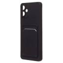 Чехол-накладка с картхолдером - SC337 для Samsung Galaxy A06 (black)  — фото 1