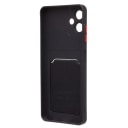 Чехол-накладка с картхолдером - SC337 для Samsung Galaxy A06 (black)  — фото 2