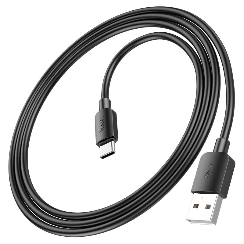 Кабель USB - Type-C - Hoco X96 27W (100 см) (black) 