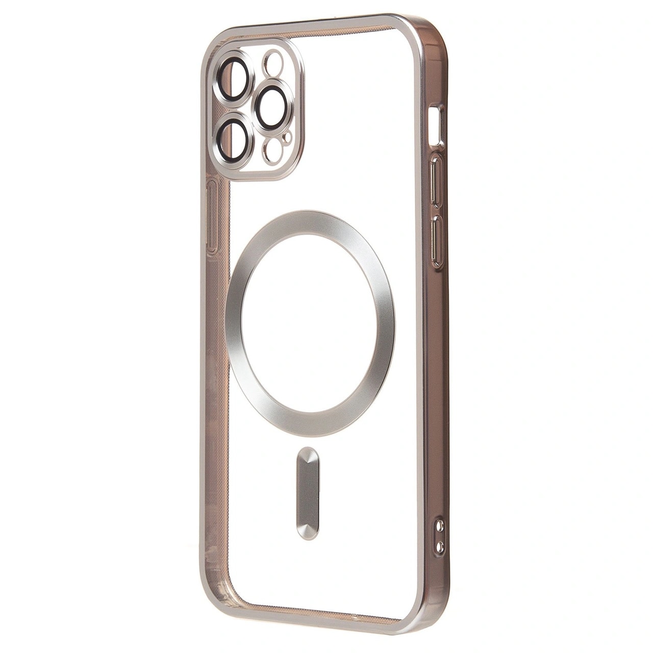 Чехол-накладка - SM027 SafeMag для Apple iPhone 12 Pro (silver) 